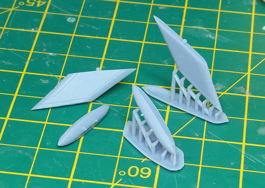 1/72 English Electric Lightning Wing Pylons & Twin Stores Carrier